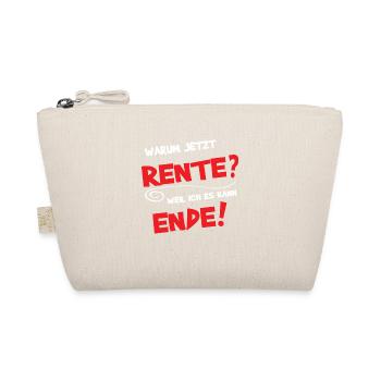 Ruhestand Rente Spruch Design - Bio-Täschchen - Natur - Vorne