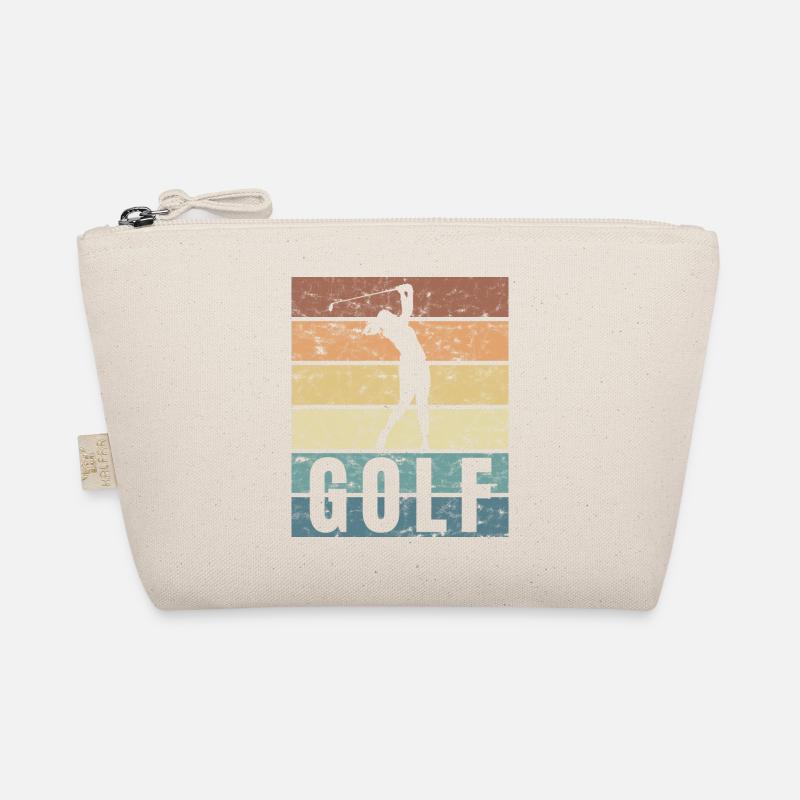 Golfen Golfplatz Crunge Funny Golfer Bio-Täschchen
