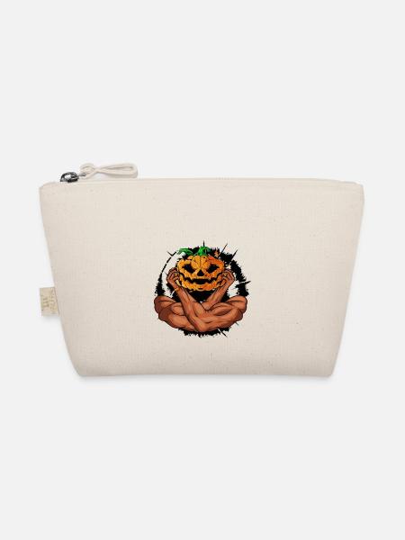 Halloween mit Arme - Bio-Täschchen - Natur