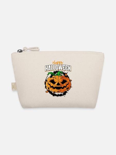 Happy Halloween - Bio-Täschchen - Natur