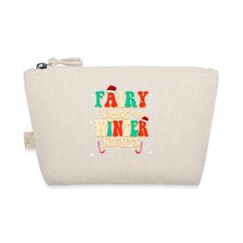 Fairy Lights Winter Nights Christmas Winter - Organic Pouch - nature - Front