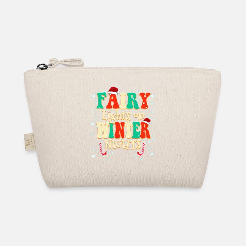 Fairy Lights Winter Nights Christmas Winter Organic Pouch