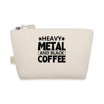 Coffee and Heavy Metal Rock Heavy Metal Metalhead - Organic Pouch - nature - Front