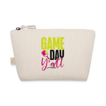 Pickleball Girl Ladies Game Day - Organic Pouch - nature - Front