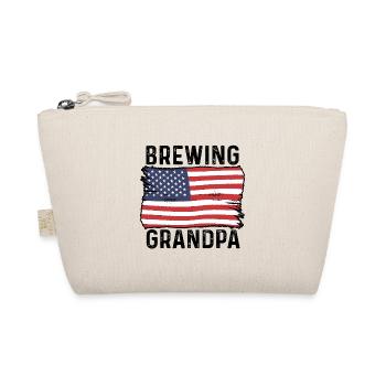 Grandpa Graphic Homebrewing Winemaking Brewery Cra - Bio-Täschchen - Natur - Vorne