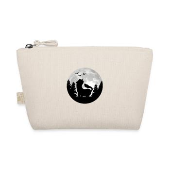 Ferret Moon Ferret Weasel - Organic Pouch - nature - Front