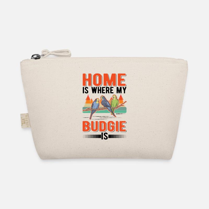 Home is where my budgerigar is Organic Pouch