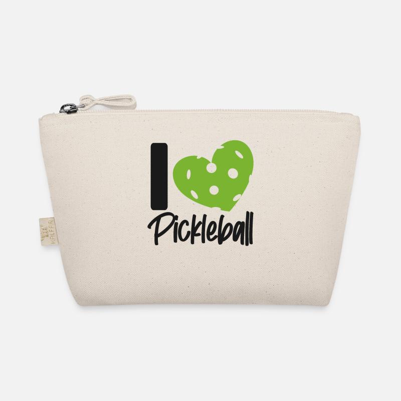 Pickleball Heart J’aime le pickleball Trousse biologique
