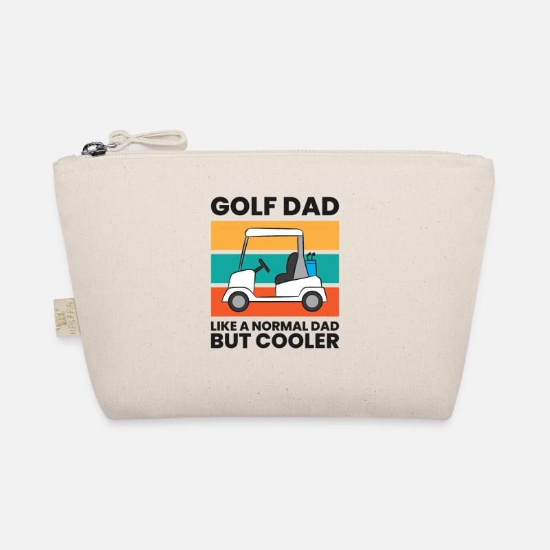 Golf Dad Like A Normal Dad But Cooler Funny Golf Organic Pouch