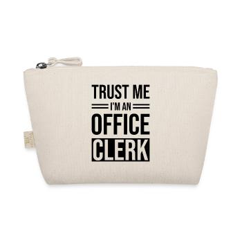Trust Me I'm An Office Clerk Finance Banker Bookke - Bio-Täschchen - Natur - Vorne