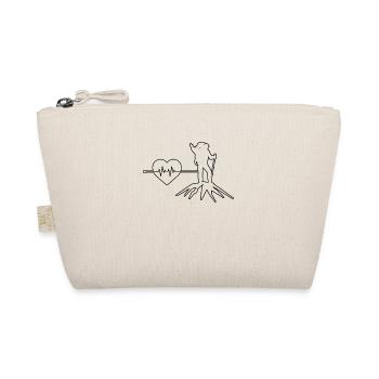 Mountaineering heartbeat - Organic Pouch - nature - Front