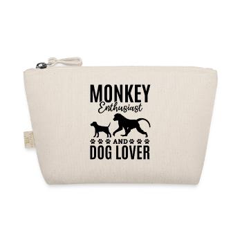 Monkey Enthusiast And Dog Lover - Orangutan Monkey - Organic Pouch - nature - Front