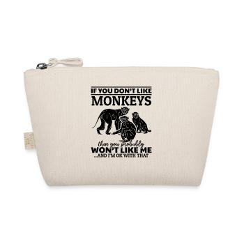 Orangutan Monkey Lover - Orangutan Monkey - Organic Pouch - nature - Front
