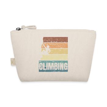 Rock Climbing Boulder Crunge Extreme Climbing - Organic Pouch - nature - Front