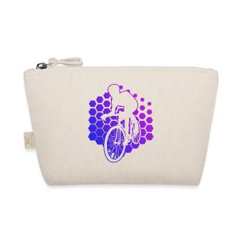 Herren Damen Rennrad Rennradfahren Roadbike - Bio-Täschchen - Natur - Vorne