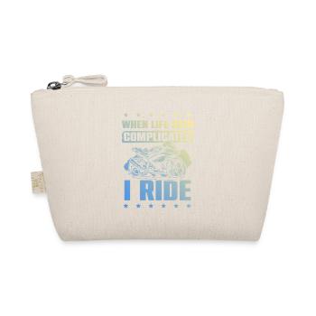 motorrad Bike - Bio-Täschchen - Natur - Vorne