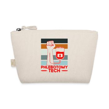 Phlebotomie Blutabnahme Phlebotomist Tech Geschenk - Bio-Täschchen - Natur - Vorne