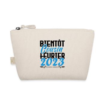 Annonce grossesse bientôt Cousin Février 2023. - Trousse biologique - nature - Devant