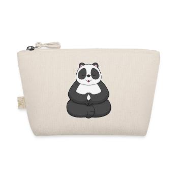 Panda Yoga Fitness Meditation - Organic Pouch - nature - Front