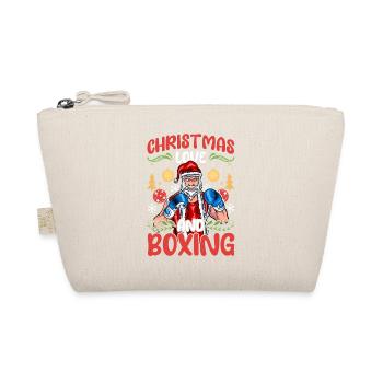 Christmas Love Boxing Boxer Weihnachtsgeschenk - Bio-Täschchen - Natur - Vorne