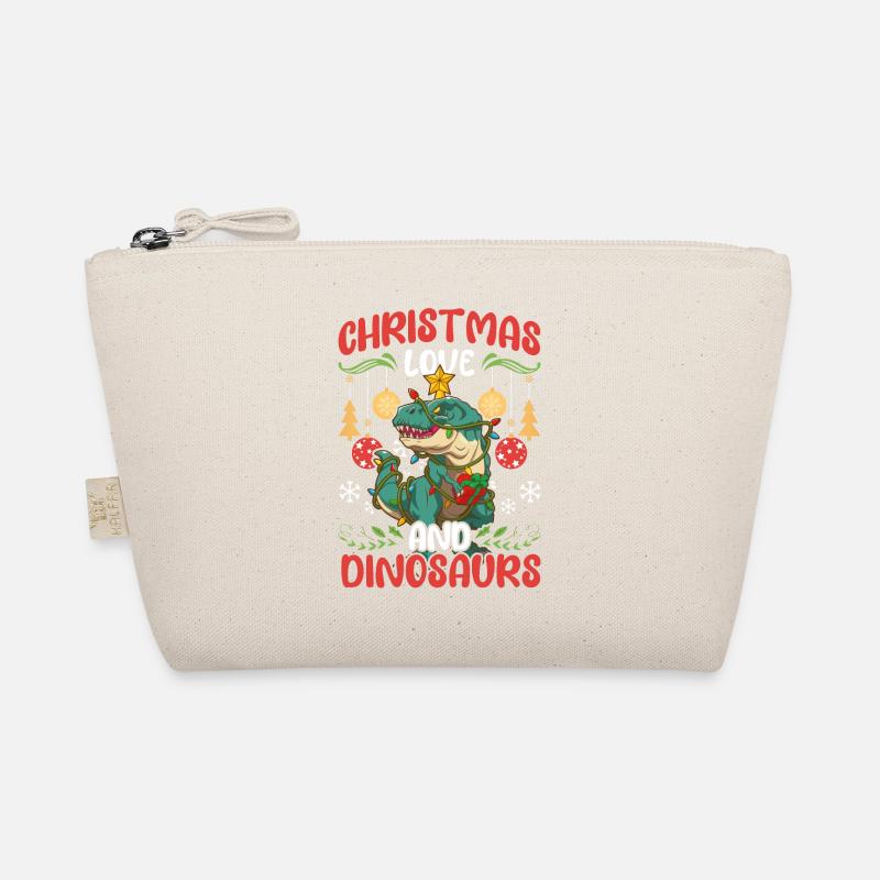 Dinosaurier Dino Junge Boy Weihnachten Geschenk Bio-Täschchen