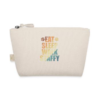 Eat Sleep Walk Staffy Staffordshire Terrier - Bio-Täschchen - Natur - Vorne