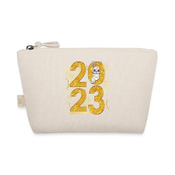 2023 Year of the Rabbit - 2023 Countdown Party Fir - Organic Pouch - nature - Front