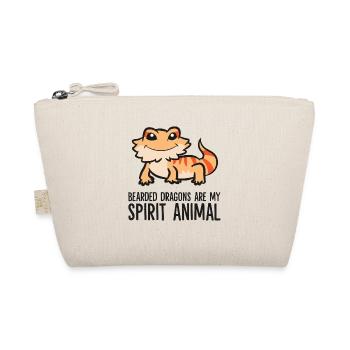 Bearded Dragons Are My Spirit Animal Bearded - Organic Pouch - nature - Front