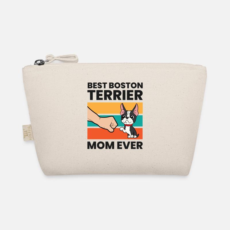 Best Boston Terrier Mom Ever Funny Boston Terrier Organic Pouch