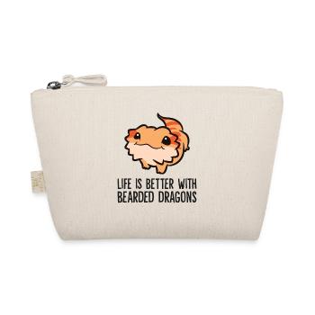 Bearded Dragon Pet Life Is Better With Bearded - Organic Pouch - nature - Front