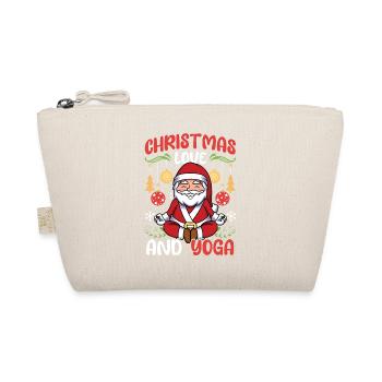 Yogini Yoga Meditation Christmas, Love and Yoga - Organic Pouch - nature - Front