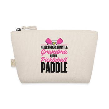 Pickleball Grandma Never - Organic Pouch - nature - Front