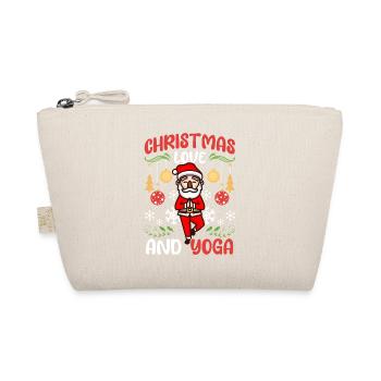 Yogini Yoga Meditation Christmas, Love and Yoga - Organic Pouch - nature - Front