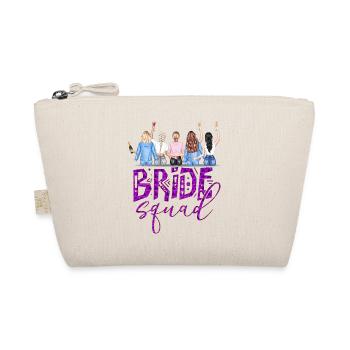 Braut Braut Hochzeit Junggesellenabschied Brautjungfernabschied - Bio-Täschchen - Natur - Vorne