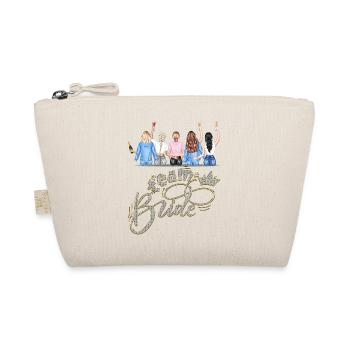 Braut Braut Hochzeit Junggesellenabschied Brautjungfernabschied - Bio-Täschchen - Natur - Vorne