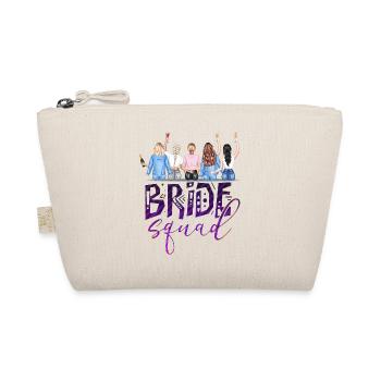 Braut Braut Hochzeit Junggesellenabschied Brautjungfernabschied - Bio-Täschchen - Natur - Vorne