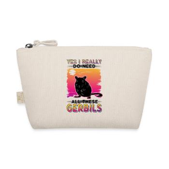 Yes I really do need all these Gerbils Rennmaus - Bio-Täschchen - Natur - Vorne