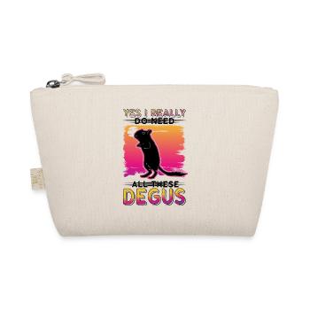 Yes I really do need all these Degus - Bio-Täschchen - Natur - Vorne