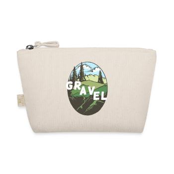 Gravel Natur vintage outdoor Wald Wiese Geschenk - Bio-Täschchen - Natur - Vorne