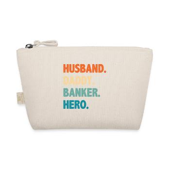 Husband Daddy Banker Hero Finance Bookkeeper Cashi - Bio-Täschchen - Natur - Vorne