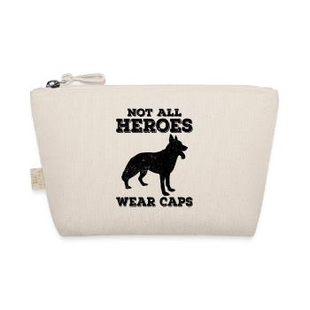 Police Officer Police Dog - Organic Pouch - nature - Front