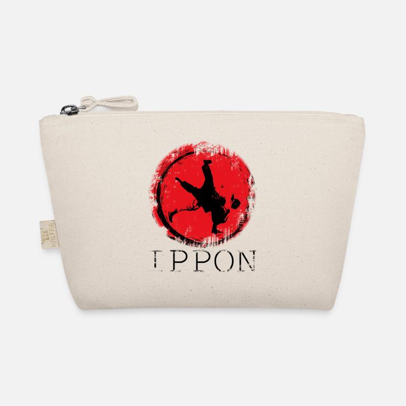 judo ippon Tshirt Design - Bio-Täschchen - Natur