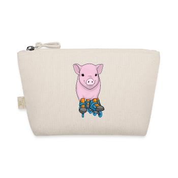 Pig Inline skating Inline skates - Organic Pouch - nature - Front
