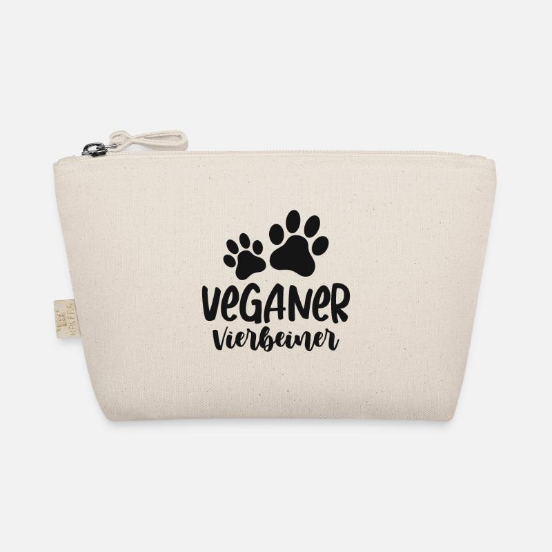 Veganer Vierbeiner - Bio-Täschchen - Natur
