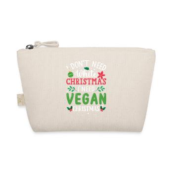 Je n’ai pas besoin de Noël blanc, j’ai besoin de Noël végétalien - Trousse biologique - nature - Devant