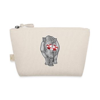 Rhino Poker Poker Chips - Organic Pouch - nature - Front