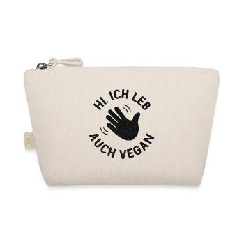 Hi, I also live vegan - Organic Pouch - nature - Front