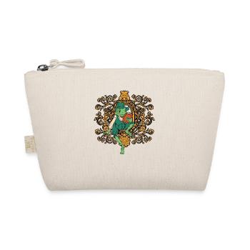 Classy Royalty Prince Toad Frog Amphibian - Organic Pouch - nature - Front