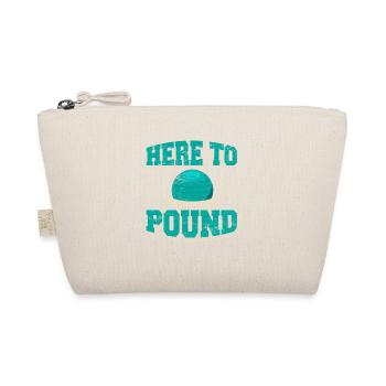 Cardio Drumming Pound Drum Sticks Fitness Class Gy - Organic Pouch - nature - Front