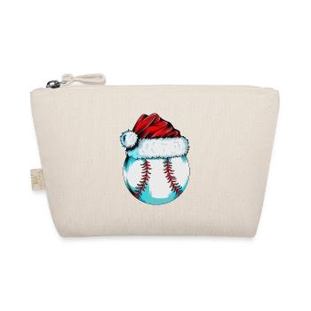 Baseball Player X-Mas Outfit Baseball Player Baseball - Organic Pouch - nature - Front